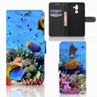 Nokia 7 Plus Telefoonhoesje met Pasjes Vissen - thumbnail