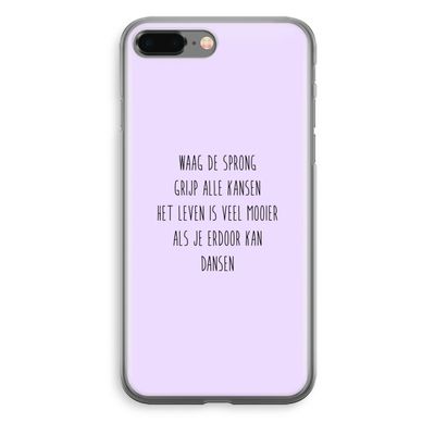 Sprong: iPhone 8 Plus Transparant Hoesje