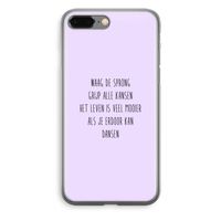 Sprong: iPhone 8 Plus Transparant Hoesje