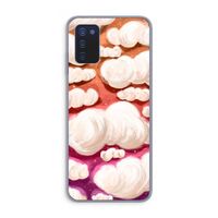 Katoen Wolken: Samsung Galaxy A03s Transparant Hoesje