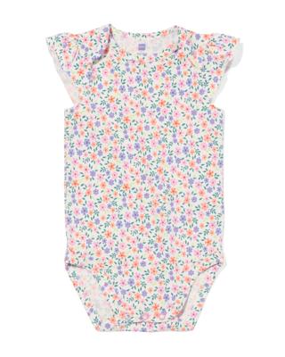 HEMA Romper katoen met stretch bloemen multicolor (multicolor)