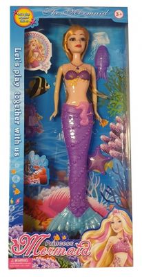 TOM tienerpop zeemeermin 30 cm paars TOM tienerpop zeemeermin 30 cm paars