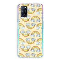 Regenboog: Oppo A92 Transparant Hoesje