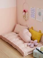 Matras in futon-stijl roze (poederkleur)