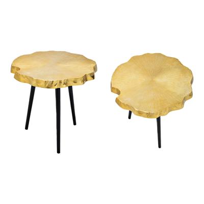 Tafel van goudkleurig metaal (B/H/D) 49x47x49cm