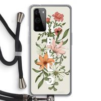 Hello bloemen: OnePlus 9 Pro Transparant Hoesje met koord