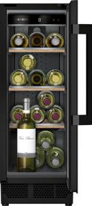 Siemens iQ500 KU20WVHF0 wijnkoeler Compressorwijnkoeler Ingebouwd Zwart 21 fles(sen)