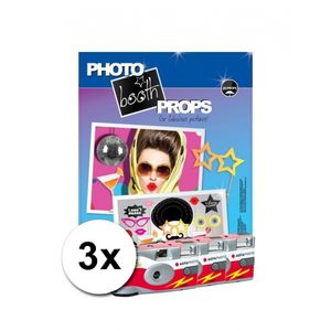 20 photo props voor feestjes incl 3 wegwerp cameras