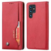 Card Set Series Samsung Galaxy S23 Ultra 5G Wallet Case - Rood