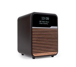 Ruark Audio R1D-ESP radio Klok Digitaal Zwart, Bruin