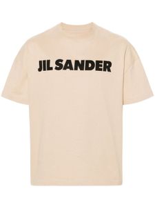 Jil Sander t-shirt en coton à logo imprimé - Tons neutres