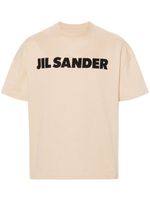 Jil Sander t-shirt en coton à logo imprimé - Tons neutres