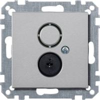 Merten 297460 Inzetstuk System M Aluminium 1 stuk(s)