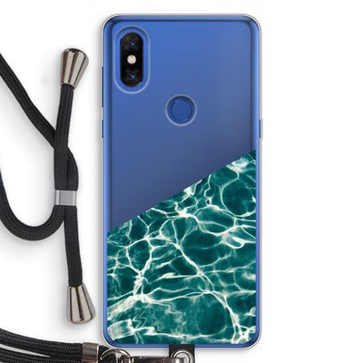 Weerkaatsing water: Xiaomi Mi Mix 3 Transparant Hoesje met koord