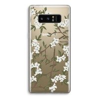 Blossoming spring: Samsung Galaxy Note 8 Transparant Hoesje