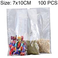 100 stuks voedsel vacuüm verpakking van doorzichtig Plastic zakje vers houden nylontas grootte: 7 cm x 10 cm