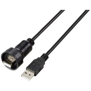 TRU COMPONENTS TC-12775064 USB 2.0-adapter incl. 1 m kabel IP67