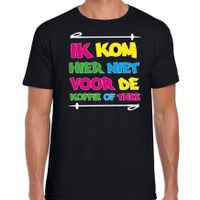 Apres ski t-shirt voor heren - koffie of thee - zwart - apres ski/winter outfit