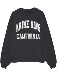 ANINE BING sweat Miles en coton biologique - Noir