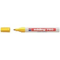 Paintmarker edding 750 oliebasis 2-4mm geel | 10 stuks