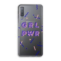 GRL PWR: Samsung Galaxy A7 (2018) Transparant Hoesje