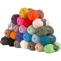 Creativ Company Melbourne wolgaren, l: 92 m, 24x50 gr/ 1 doos Creativ Company Melbourne wolgaren, l: 92 m, 24x50 gr/ 1 doos
