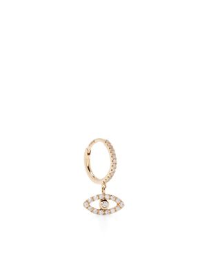 Persée bague Evil Eye en or 18ct ornée de diamants