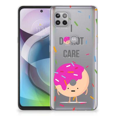 Motorola Moto G 5G | Siliconen Case | Donut Roze