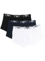 Emporio Armani boxer à taille à logo - Blanc - thumbnail