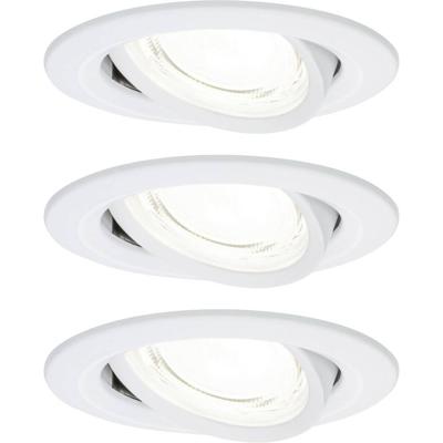 Paulmann 92455 Nova Coin LED-inbouwlamp Set van 3 stuks LED 2.8 W Wit (mat)