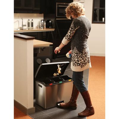 EKO pedaalemmer rejoice 3x12 l matzilverkleurig