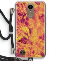 Eternal Fire: LG K10 (2017) Transparant Hoesje met koord