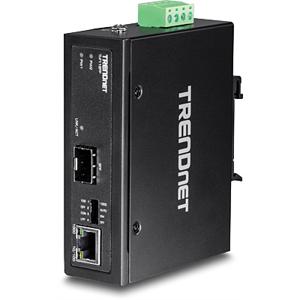 Trendnet TI-F11SFP netwerk media converter 1000 Mbit/s Zwart