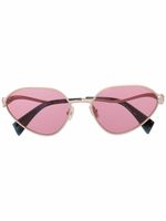 Lanvin lunettes de soleil à monture papillon - Or - thumbnail