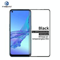 Voor OPPO A32 / A33 / A53 (2020) PINWUYO 9H 3D Gebogen full screen explosiebestendige tempered glass film(zwart)