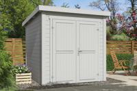 Outdoor Life Products | Tuinhuis Sara 200 x 250 | Gecoat | Platinum Grey - thumbnail