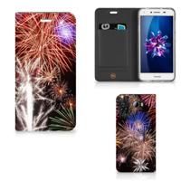 Huawei Y5 2 | Y6 Compact Hippe | Standcase | Vuurwerk