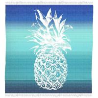 Strandhanddoek Secaneta Fouta 170 x 170 cm Dubbel ananas