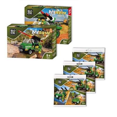 Blocki MyArmy-bouwset (5-delig) Blocki MyArmy-bouwset (5-delig)
