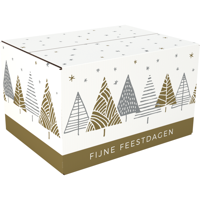 Kerstpakketdoos | Under The Stars | golfkarton | 45x35x23cm | Kerstmis | d | 10 stuks