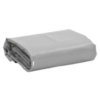 VidaXL Dekzeil 650 g/m² 5x5 m grijs