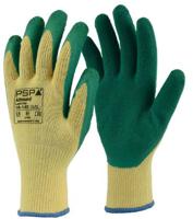 Werkhandschoenen Latex Grip Allround - Geel/Groen - Maat 9/L