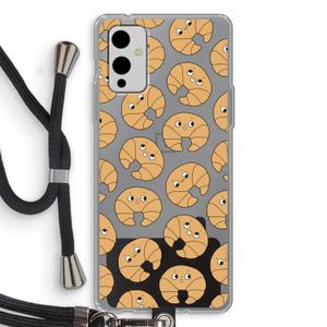 Croissant: OnePlus 9 Transparant Hoesje met koord