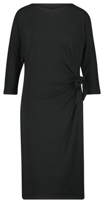 HEMA Damesjurk Met Strik Zwart (zwart)