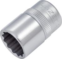 HAZET Dopsleutel 880Z-13 · 3/8 inch (10 mm) vierkant hol · Buitentwaalfkant tractieprofiel · SW 13 mm