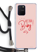 Not Your Baby: Samsung Galaxy Note 10 Lite Transparant Hoesje met koord