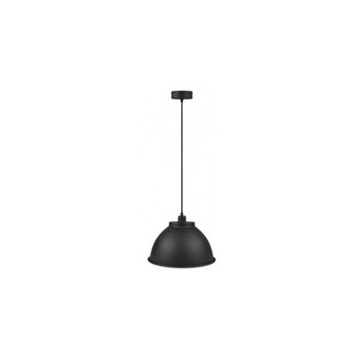 Hanglamp Sanimex Njoy Industrieel IP20 Met E27 Fitting 380x250 mm Zwart