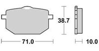 TRW Brake pad mcb 568 sv sintered metal