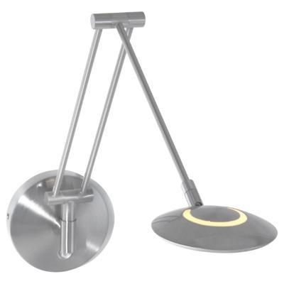 Steinhauer RVS leeslampZodiac LED voor aan de wand - 2110ST