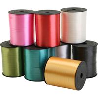 Creativ Company Cadeaulint, b: 5 mm, diverse kleuren, 8x400 m/ 1 doos